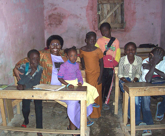 N'Dri Assie-Lumumba in West African school