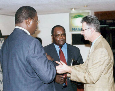 Dr. David Nalo, Dr. Hezron Nyangito, and Dr. Fred Kilby