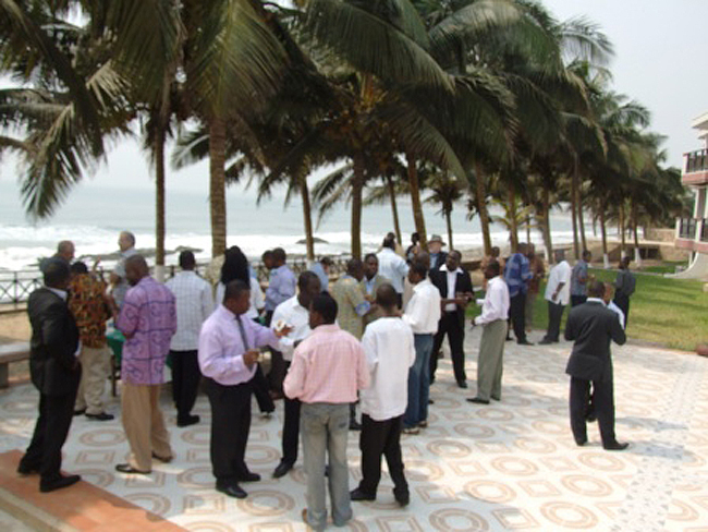 Networking at Young Economists Outreach Programme, January, 2008, Ghana