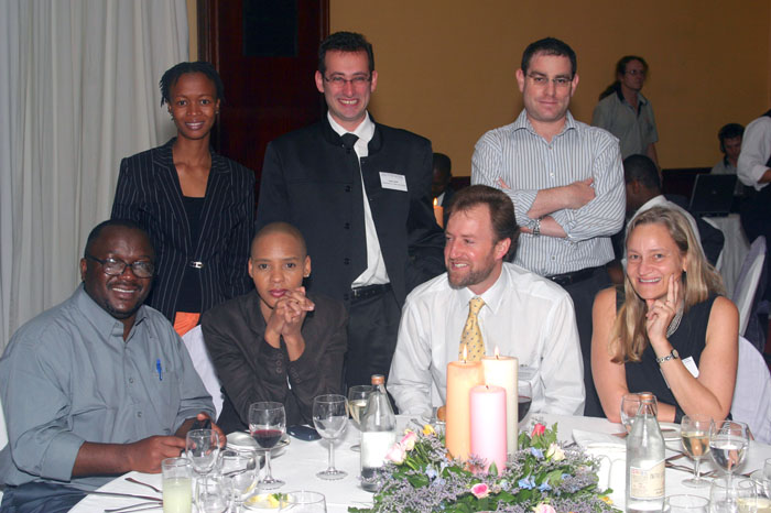 Participants at Thursday's conference dinner